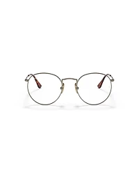 Ray-Ban Unisex Round Titanium Optics Eyeglasses