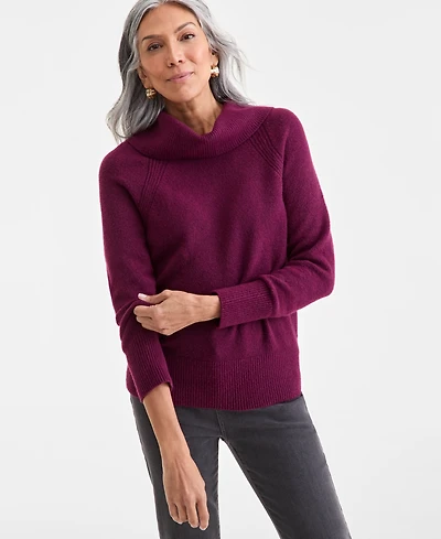 Style & Co Women's Cowl-Neck Tunic Sweater, Macy's Exclusive