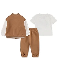 Levi's Baby Boys 3-Piece Bomber Jacket, T-Shirt and Jogger Set