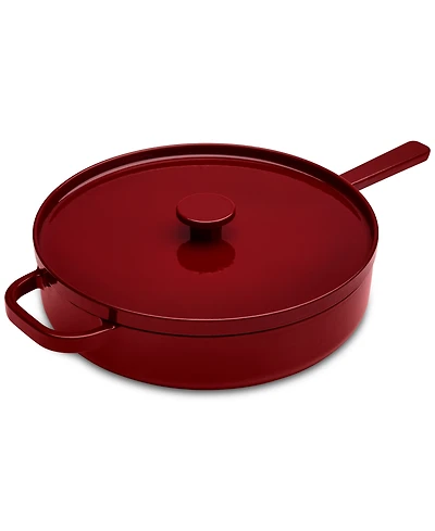 The Cellar Enameled Cast Iron 3.5-Qt. Braiser Bordeaux, Macy's Exclusive