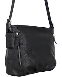 Mancini Mila Mini Zipper Hobo Bag