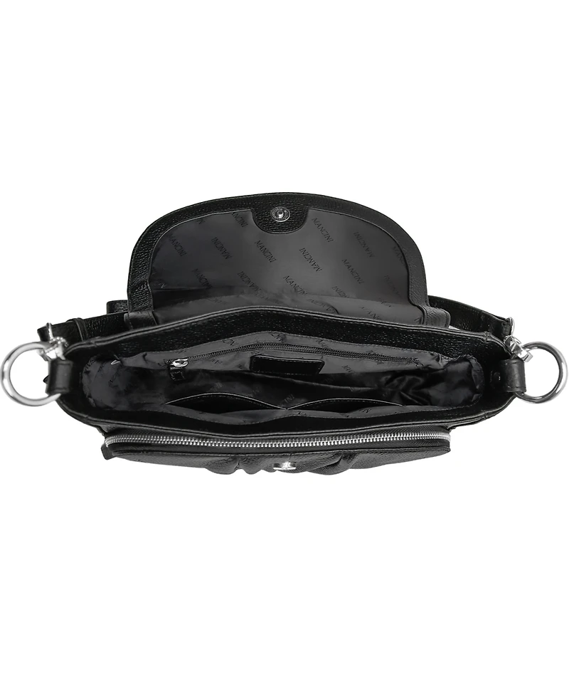 Mancini Charlotte Mini Organizer Crossbody Bag