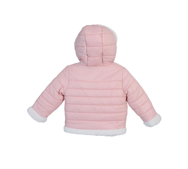 Michael Kors Baby Girls Plush Lined Midweight Jacket