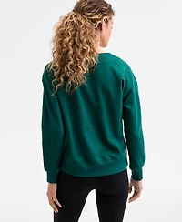 Id Ideology Women's Fleece V-Neck Sweatshirt, Created for Macy's