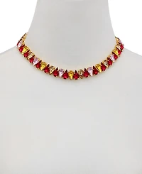 Guess Faceted Crystal Collar Necklace