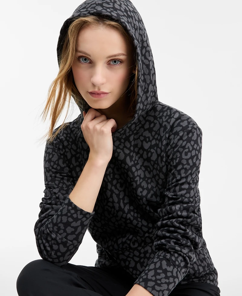 Id Ideology Women's Kangaroo-Pocket Fleece Hoodie, Created for Macy's