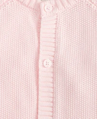 First Impressions Baby Cotton Long-Sleeve Sweater Romper, Created for Macy's