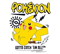 Hybrid Apparel Men's Short Sleeve Pokemon Pikachu Graphic T-Shirt