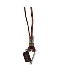 TRAFALGARGable Triangle and Beaded Leather Adustable Necklace