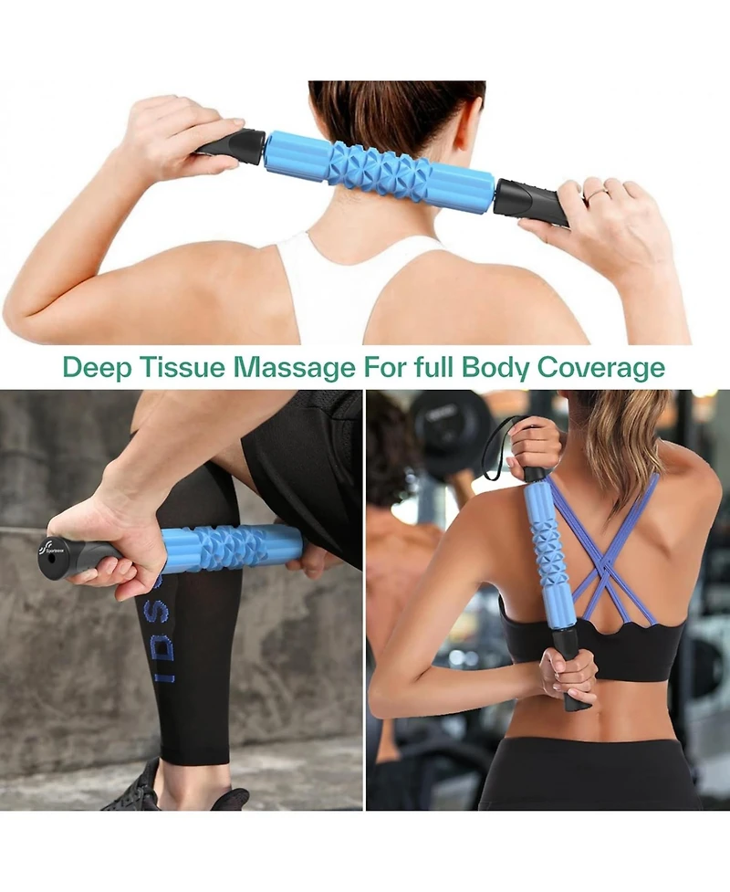 Handheld Eva Foam Roller Massage Stick Leg Roller Body Massage Stick