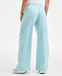 Id Ideology Women's Relaxed High-Rise Flare-Leg Fleece Pants, Macy's Exclusive