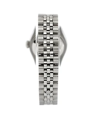 Pre-Owned Rolex Oyster Perpetual Datejust Automatic Watch in Stainless Steel and White Gold with Diamond Markers 26mm