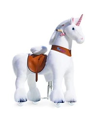 PonyCycle Ride-on Unicorn White Model U Size 5 for Age 7-12