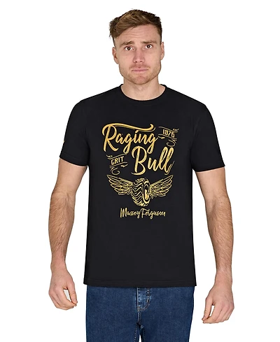 Raging Bull Mf Wings Print T-Shirt