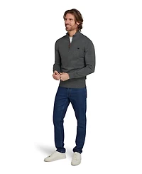 Raging Bull Men's Quarter Zip Cotton/Cashmere Knit