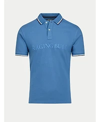 Raging Bull Big & Tall S/S Branded Tonal Embroidery Pique Polo