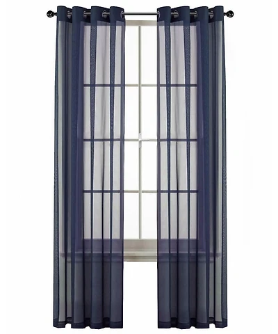 GoodGram Basic Home Grommet Top Sheer Single Window Curtain - 52 in. W x L
