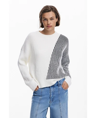 Desigual Women's Combined turtleneck sweater