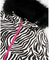 Deux par Girl Two-Piece Play Snowsuit Fuchsia