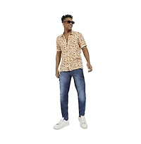 Campus Sutra Men's Foliage Strokes Shirt