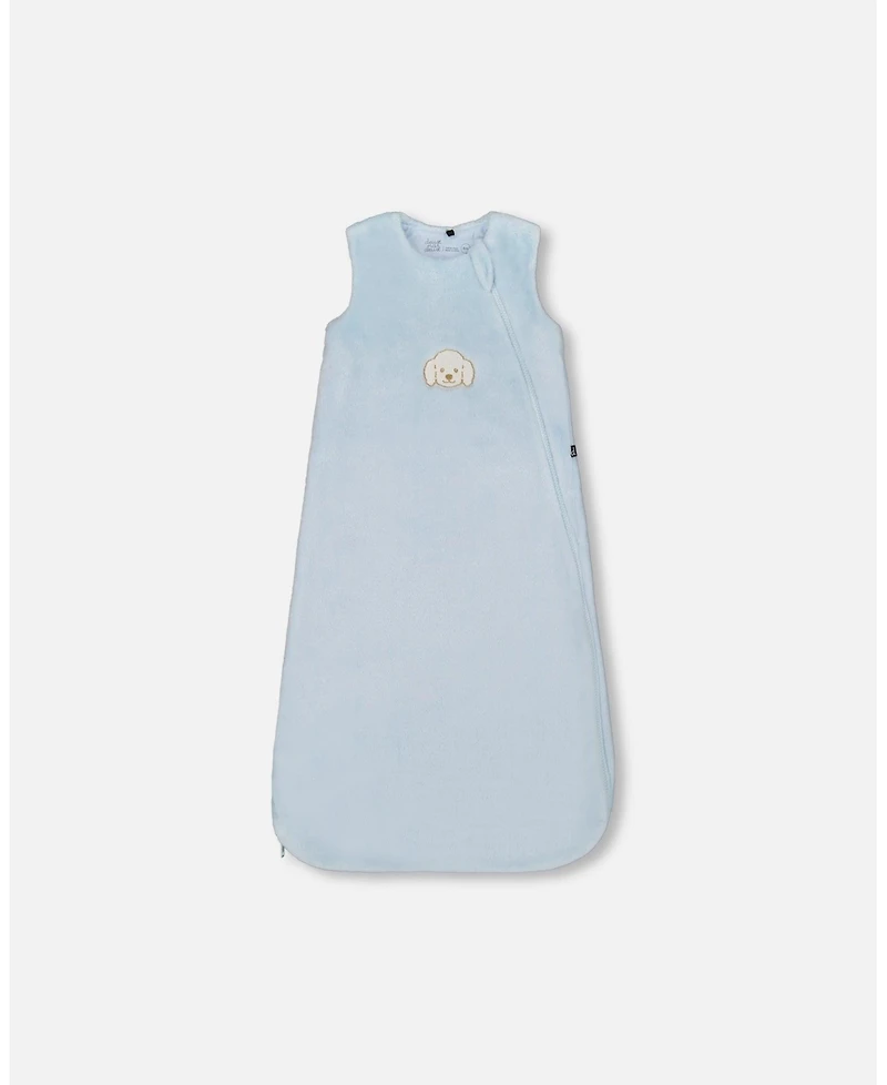Deux par Baby Boys Plush Sleep Sack Light Blue - Baby|Toddler