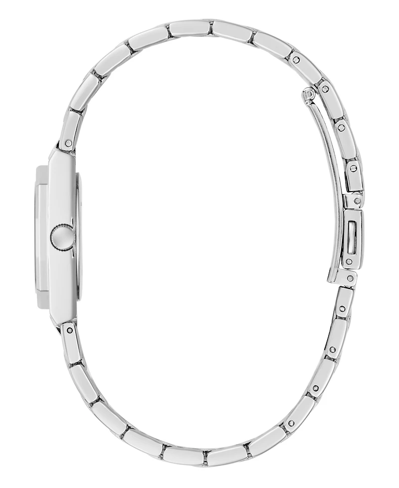 Guess Women's Silver Tone Analog Watch, 25mm