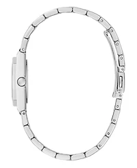 Guess Women's Silver Tone Analog Watch, 25mm