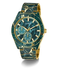 Guess Men's Green Multi-function Watch, 44mm