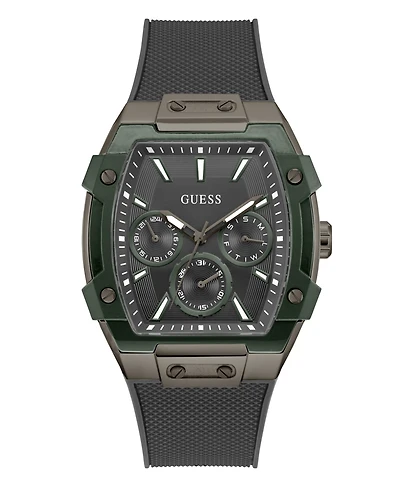 Guess Men's Grey Gunmetal Multi-function Watch, 44mm