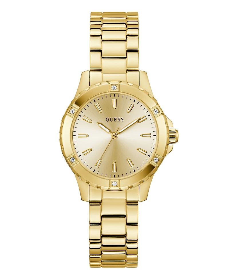 Guess Women's Gold Tone Analog Watch, 35mm