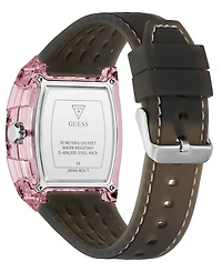 Guess Men's Black Pink Multi-function Watch, 42mm