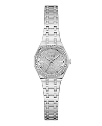 Guess Women's Silver Tone Analog Watch, 25mm