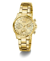 Guess Women's Gold Tone Multi-function Watch, 36mm
