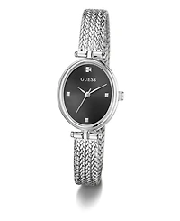 Guess Women's Silver Tone Analog Watch, 24mm