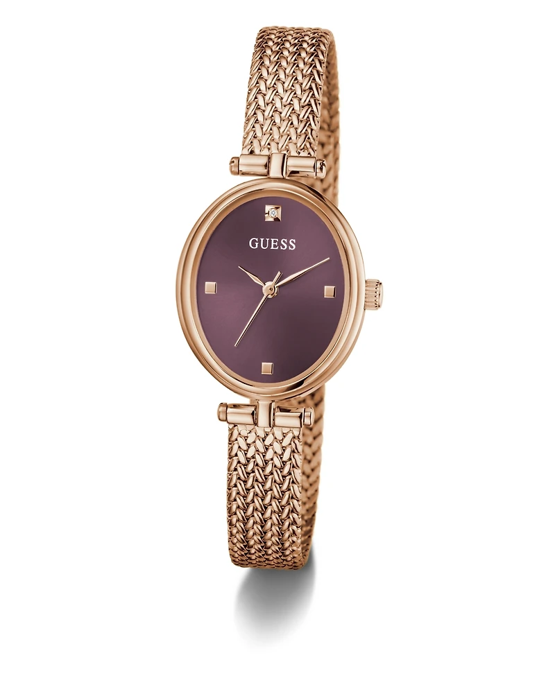 Guess Women's Rose Gold Tone Analog Watch, 24mm