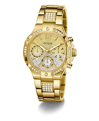 Guess Women's Gold Tone Multi-function Watch, 38mm