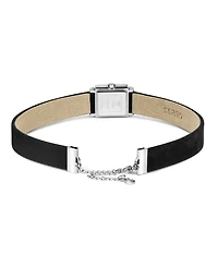 Guess Women's Black Silver Tone Analog Watch, 21mm