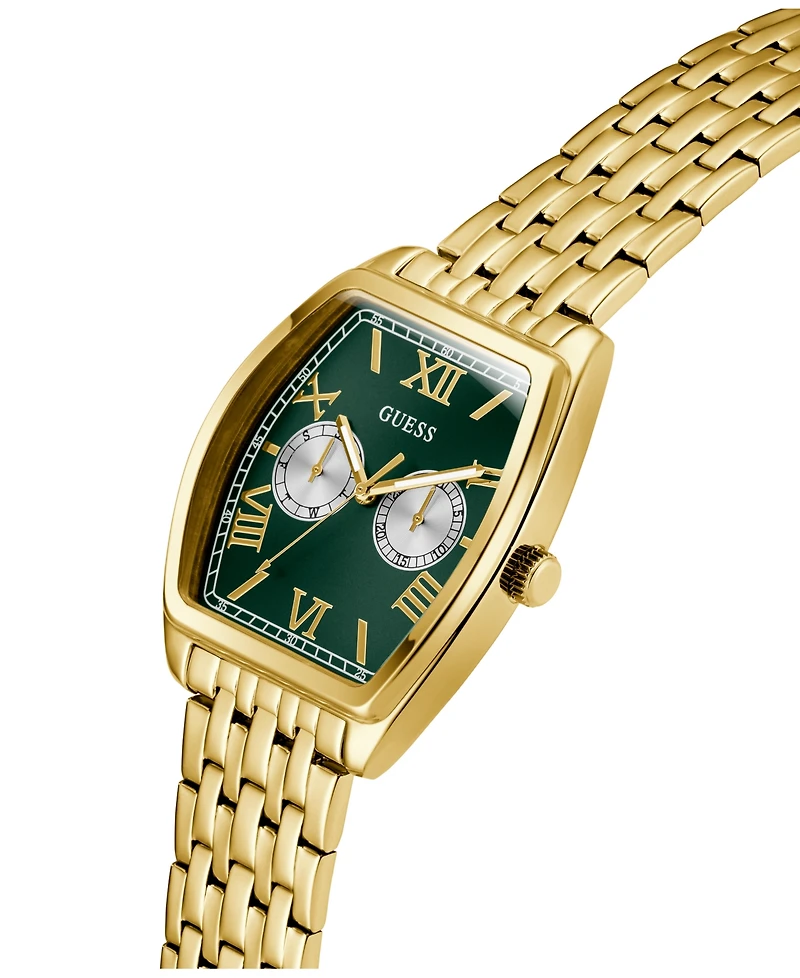Guess Men's Gold Tone Multi-function Watch, 38mm