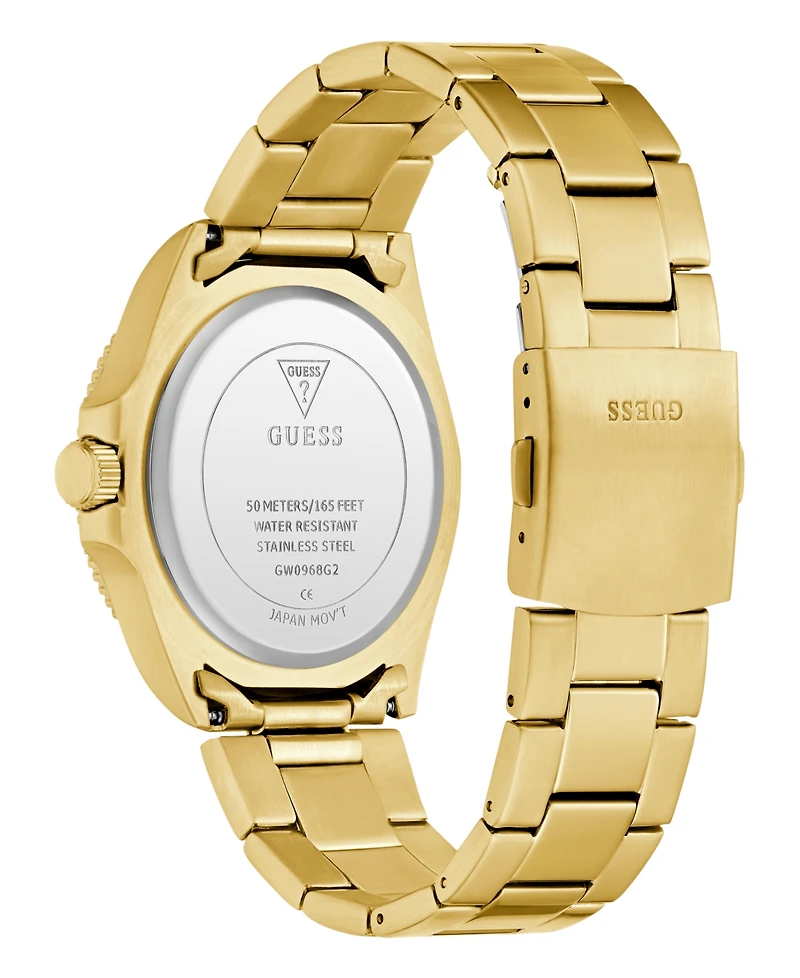 Guess Men's Gold Tone Analog Watch, 41mm