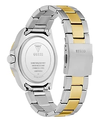 Guess Mens Two-Tone Analog Watch, 41 mm