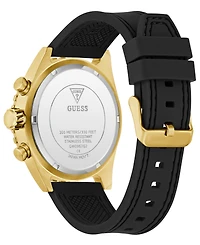 Guess Men's Black Gold Tone Chronograph Watch, 45mm
