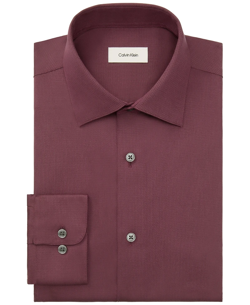 Calvin Klein Men's Steel Plus Slim Fit Dress Shirt