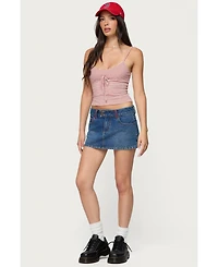 Edikted Women's Tova Striped Scoop Tank Top