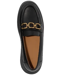 FitFlop Women's F-Mode Square-Chain Leather Loafers