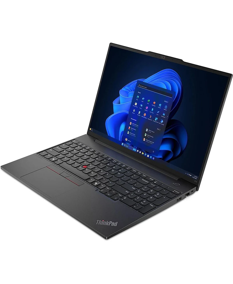 Lenovo ThinkPad E16 Gen 2 16" Wuxga Laptop, Intel Core Ultra 5 125U 1.3GHz, 16GB Ram, 256GB Ssd, Windows 11 Pro, Black