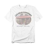 Logovision Men's Emily Paris Les Deux Compres T-Shirt