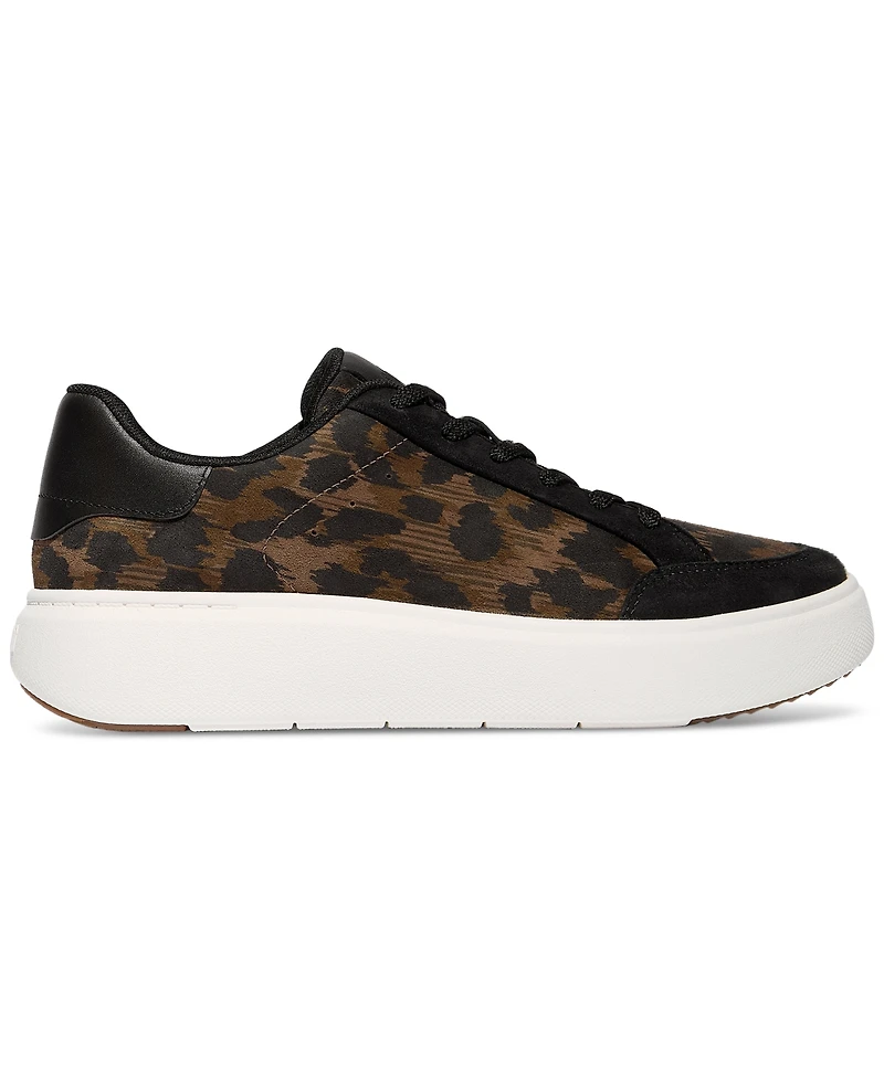 FitFlop Women's Rtg Leopard Suede Sneakers