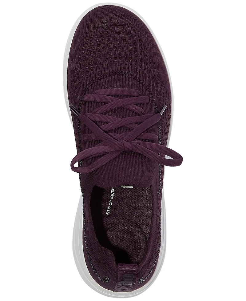 FitFlop Women's Super-q Crystal-Trim Knit Laced Up Sneakers