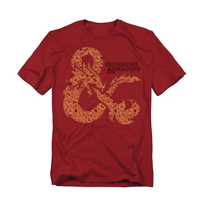 Logovision Men's Dungeons And Dragons Dicey Ampersand T-Shirt