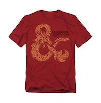Logovision Men's Dungeons And Dragons Dicey Ampersand T-Shirt